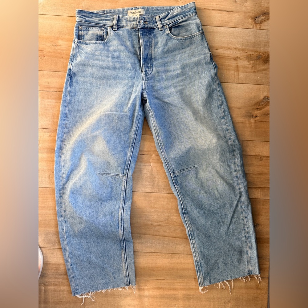 Madewell Women's High Rise The Darted Barrel Jean